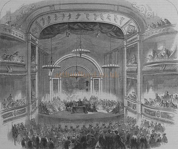 Widok wnętrza Theatre Royal Bath w Bath.