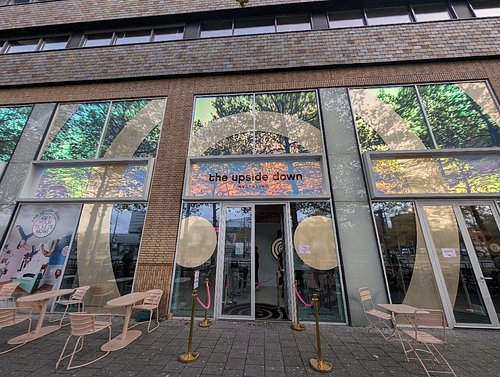 Museum opening-hours graphic for The Upside Down