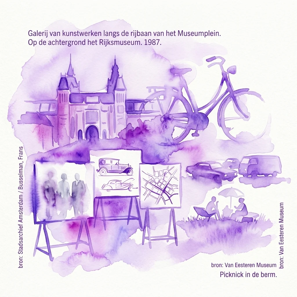 Grafika wystawy Amsterdam Autostad w Van Eesteren Museum