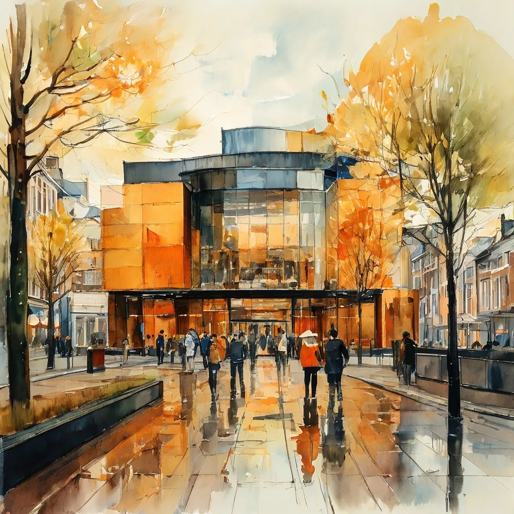 La gran entrada del Museo Van Gogh, sugiriendo una atmósfera acogedora para los visitantes que regresan.