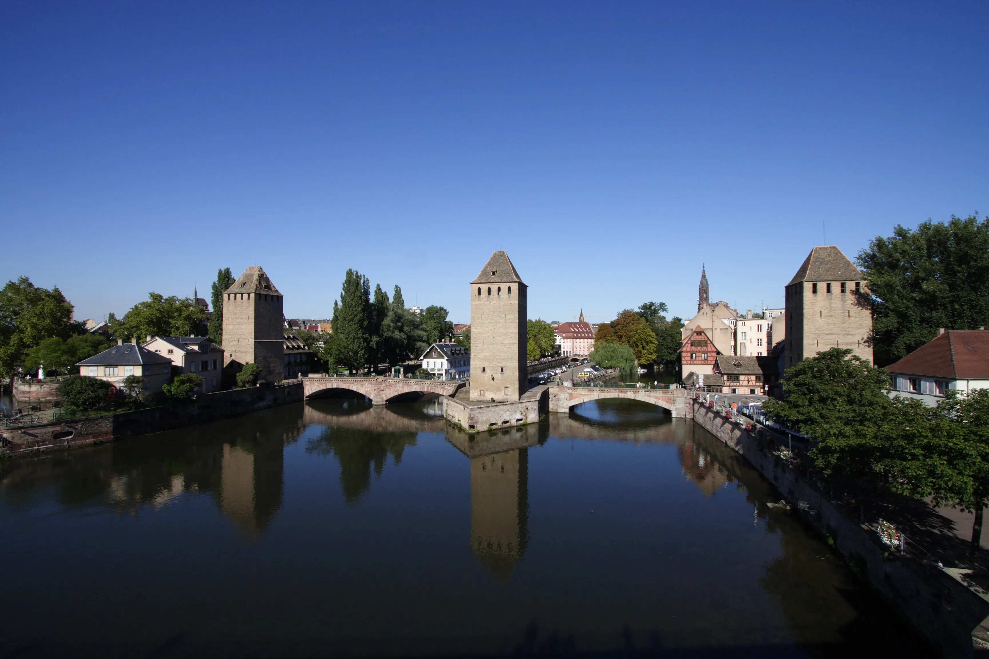 Representative view of Vauban Dam in Strasbourg.