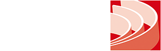 Logo del Viktor Frankl Zentrum Wien con texto blanco sobre un diseño abstracto en negro, rojo y blanco