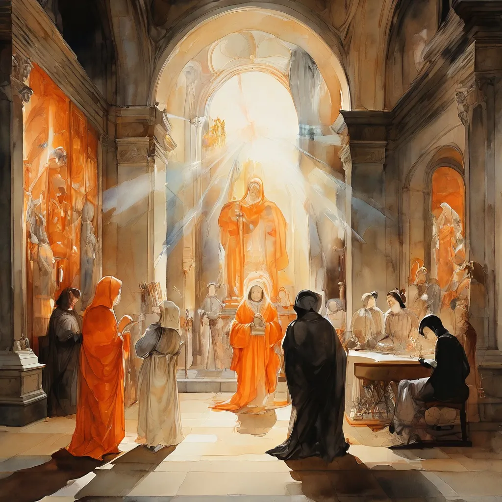 XVI-wieczny obraz religijny prezentowany w nowoczesnej przestrzeni wystawowej w Groeningemuseum.