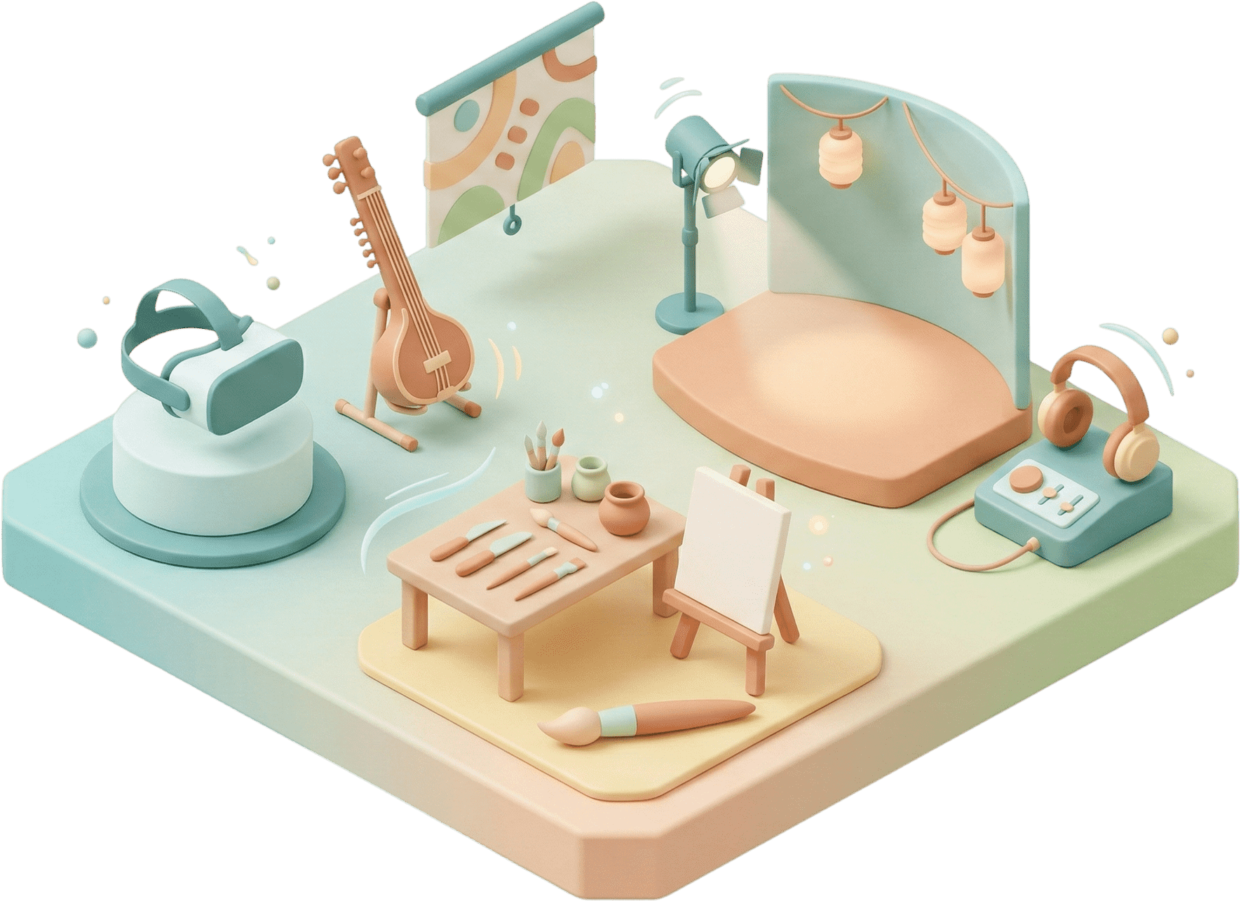 Ilustración de la categoría de experiencias para lugares culturales inmersivos en Amberes