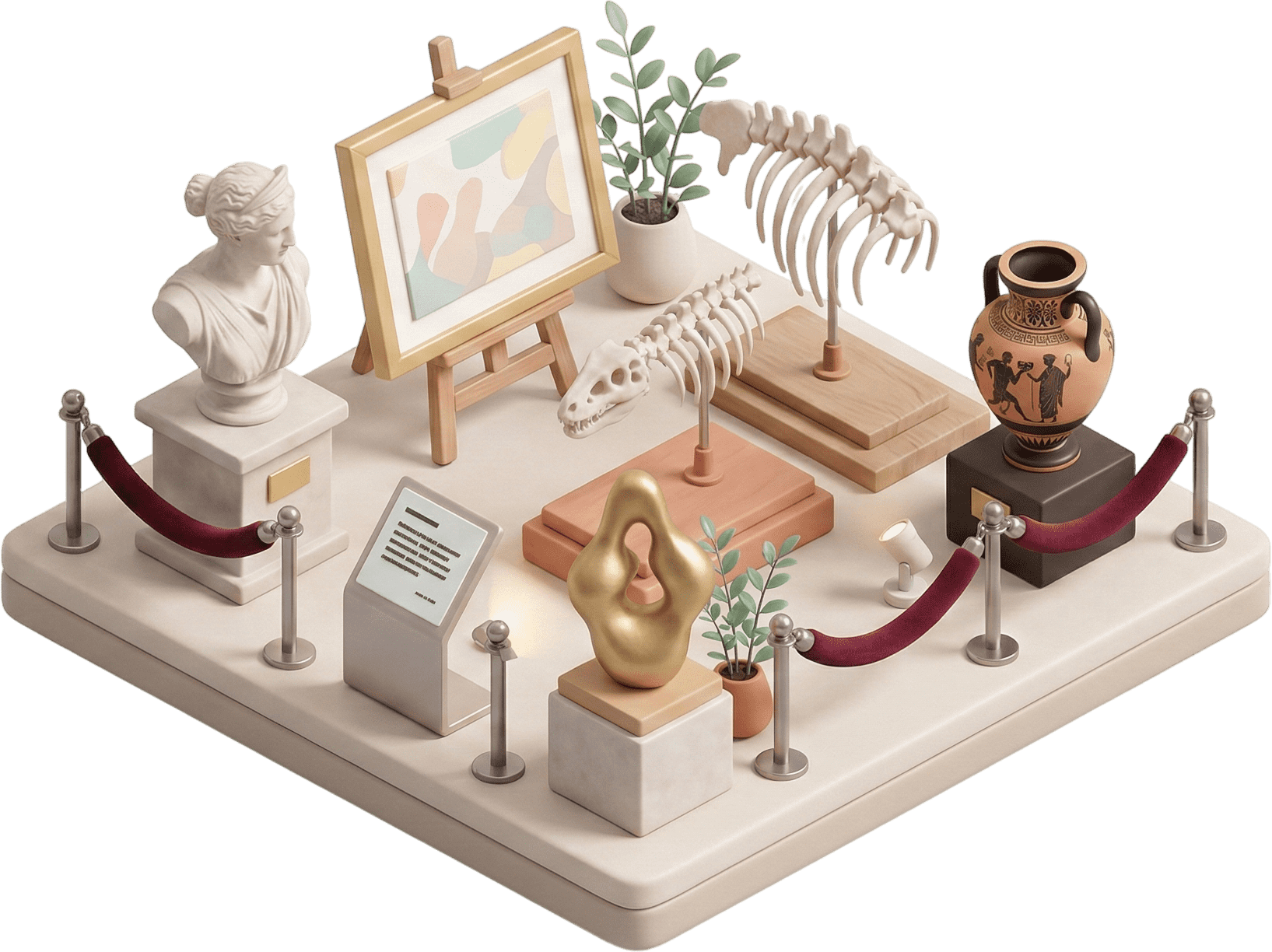 Ilustración de la categoría de museos para lugares culturales en Amberes